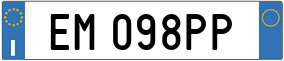 Truck License Plate